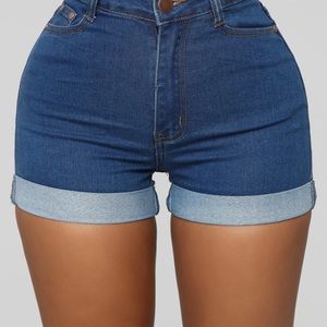 Fashion nova denim shorts